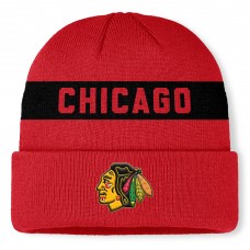 Шапка Chicago Blackhawks Fanatics Red Centennial Cuffed Knit Шапка Chicago Blackhawks Fanatics Red Centennial Cuffed Knit