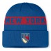 New York Rangers Fanatics Blue Centennial Authentic Pro Cuffed Knit Hat New York Rangers Fanatics Blue Centennial Authentic Pro Cuffed Knit Hat