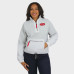 Женская джерси New Devils WEAR by Erin Andrews Gray Polar Fleece Quarter-Zip Jacket