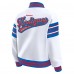 Кофта Женская Quebec Nordiques WEAR by Erin Andrews White/Blue Full-Snap Fleece Jacket