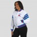 Кофта Женская Quebec Nordiques WEAR by Erin Andrews White/Blue Full-Snap Fleece Jacket