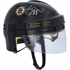 Morgan Geekie Boston Bruins Autographed Fanatics Authentic Black Mini Helmet