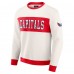 Washington Capitals Darius Rucker Collection by Fanatics Cream Colorblock Pullover Sweatshirt