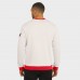 Washington Capitals Darius Rucker Collection by Fanatics Cream Colorblock Pullover Sweatshirt