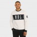 NHL-Logo Darius Rucker Collection by Fanatics Cream Colorblock Pullover Sweatshirt
