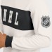 NHL-Logo Darius Rucker Collection by Fanatics Cream Colorblock Pullover Sweatshirt