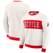 Свитшот New Jersey Devils Darius Rucker Collection by Fanatics Cream Colorblock Pullover Свитшот New Jersey Devils Darius Rucker Collection by Fanatics Cream Colorblock Pullover