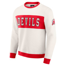 Свитшот New Jersey Devils Darius Rucker Collection by Fanatics Cream Colorblock Pullover Свитшот New Jersey Devils Darius Rucker Collection by Fanatics Cream Colorblock Pullover