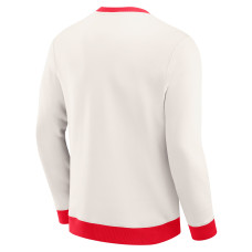 Свитшот New Jersey Devils Darius Rucker Collection by Fanatics Cream Colorblock Pullover Свитшот New Jersey Devils Darius Rucker Collection by Fanatics Cream Colorblock Pullover