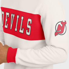 Свитшот New Jersey Devils Darius Rucker Collection by Fanatics Cream Colorblock Pullover Свитшот New Jersey Devils Darius Rucker Collection by Fanatics Cream Colorblock Pullover
