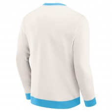 Utah Hockey Club Darius Rucker Collection by Fanatics Cream Colorblock Pullover Sweatshirt