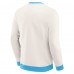 Utah Hockey Club Darius Rucker Collection by Fanatics Cream Colorblock Pullover Sweatshirt