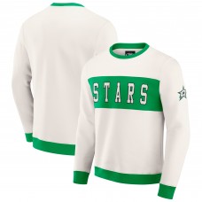 Dallas Stars Darius Rucker Collection by Fanatics Cream Colorblock Pullover Sweatshirt