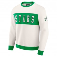 Dallas Stars Darius Rucker Collection by Fanatics Cream Colorblock Pullover Sweatshirt