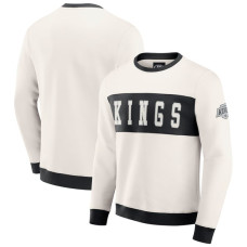 Свитшот Los Angeles Kings Darius Rucker Collection by Fanatics Cream Colorblock Pullover