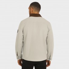 Boston Bruins Darius Rucker Collection by Fanatics Tan Midweight Canvas Full-Button Jacket