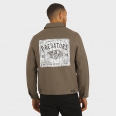 Nashville Predators Darius Rucker Collection by Fanatics Tan Trucker Full-Button Jacket