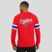 Washington Capitals Darius Rucker Collection by Fanatics Red Waffle-Knit Raglan Long Sleeve Henley T-Shirt
