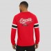 New Jersey Devils Darius Rucker Collection by Fanatics Red Waffle-Knit Raglan Long Sleeve Henley T-Shirt