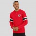 New Jersey Devils Darius Rucker Collection by Fanatics Red Waffle-Knit Raglan Long Sleeve Henley T-Shirt