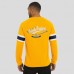 Nashville Predators Darius Rucker Collection by Fanatics Gold Waffle-Knit Raglan Long Sleeve Henley T-Shirt