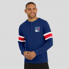 New York Rangers Darius Rucker Collection by Fanatics Navy Waffle-Knit Raglan Long Sleeve Henley T-Shirt New York Rangers Darius Rucker Collection by Fanatics Navy Waffle-Knit Raglan Long Sleeve Henley T-Shirt