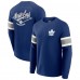 Футболка Toronto Maple Leafs Darius Rucker Collection by Fanatics Navy Waffle-Knit Raglan Long Sleeve Henley