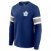 Футболка Toronto Maple Leafs Darius Rucker Collection by Fanatics Navy Waffle-Knit Raglan Long Sleeve Henley