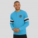 Utah Hockey Club Darius Rucker Collection by Fanatics Light Blue Waffle-Knit Raglan Long Sleeve Henley T-Shirt