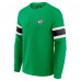 Dallas Stars Darius Rucker Collection by Fanatics Green Waffle-Knit Raglan Long Sleeve Henley T-Shirt