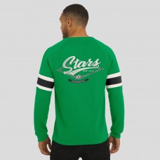 Dallas Stars Darius Rucker Collection by Fanatics Green Waffle-Knit Raglan Long Sleeve Henley T-Shirt