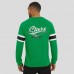 Dallas Stars Darius Rucker Collection by Fanatics Green Waffle-Knit Raglan Long Sleeve Henley T-Shirt