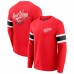 Detroit Red Wings Darius Rucker Collection by Fanatics Red Waffle-Knit Raglan Long Sleeve Henley T-Shirt