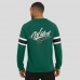Футболка с длинным рукавом Minnesota Wild Darius Rucker Collection by Fanatics Green Waffle-Knit Raglan Henley 