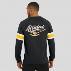 Boston Bruins Darius Rucker Collection by Fanatics Black Waffle-Knit Raglan Long Sleeve Henley T-Shirt Boston Bruins Darius Rucker Collection by Fanatics Black Waffle-Knit Raglan Long Sleeve Henley T-Shirt