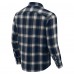 Washington Capitals Darius Rucker Collection by Fanatics Navy Flannel Plaid Full-Snap Shirt