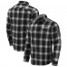 Рубашка на кнопках Chicago Blackhawks Darius Rucker Collection by Fanatics Black Flannel Plaid