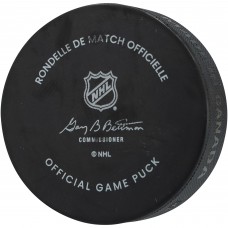 Mathew Barzal New York Islanders Autographed Fanatics Authentic Official Game Puck with Barzy Inscription