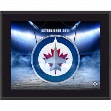 Winnipeg Jets Fanatics Authentic 10.5 x 13 Horizontal Team Logo Sublimated Plaque