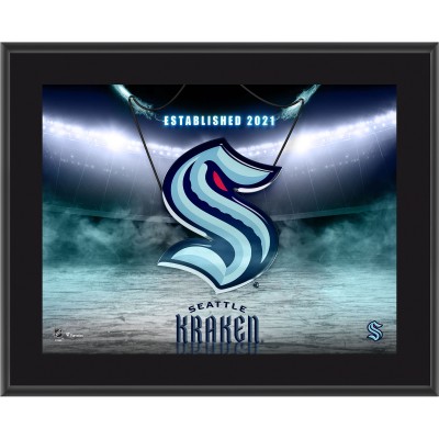 Seattle Kraken Fanatics Authentic 10.5 x 13 Horizontal Team Logo Sublimated Plaque