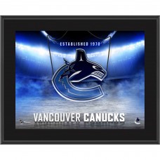 Vancouver Canucks Fanatics Authentic 10.5 x 13 Horizontal Team Logo Sublimated Plaque