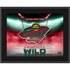 Minnesota Wild Fanatics Authentic 10.5 x 13 Horizontal Team Logo Sublimated Plaque