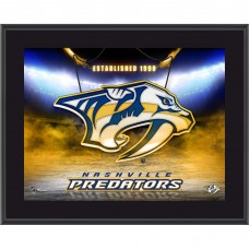 Nashville Predators Fanatics Authentic 10.5 x 13 Horizontal Team Logo Sublimated Plaque