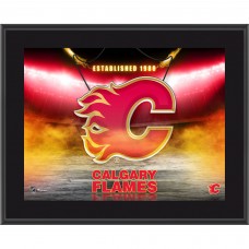 Calgary Flames Fanatics Authentic 10.5 x 13 Horizontal Team Logo Sublimated Plaque