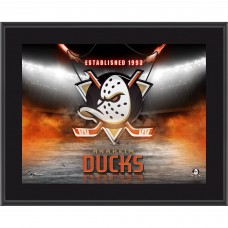 Anaheim Ducks Fanatics Authentic 10.5 x 13 Horizontal Team Logo Sublimated Plaque