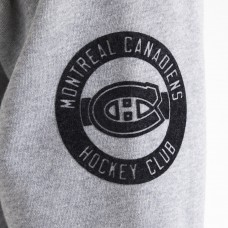 Montreal Canadiens Todd Snyder by Fanatics Athletic Heather Gray Relaxed Canadian Fleece Crew
