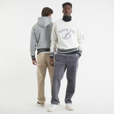 Tampa Bay Lightning Todd Snyder by Fanatics Heather Gray Relaxed Canadian Fleece Crew