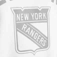 New York Rangers Todd Snyder by Fanatics White Relaxed Canadian Fleece Crew
