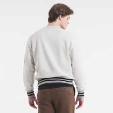 Vancouver Canucks Todd Snyder by Fanatics Heather Gray Relaxed Canadian Fleece Crew