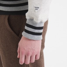 Vancouver Canucks Todd Snyder by Fanatics Heather Gray Relaxed Canadian Fleece Crew